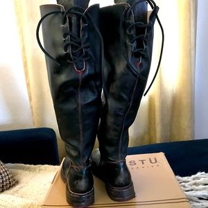 BED|STU Manchester II Black Hand wash Leather boots